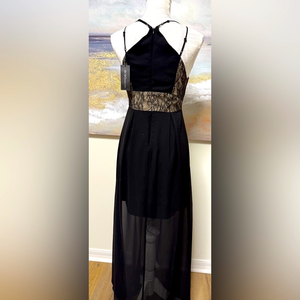 🥳🥳 BCBGeneration Maxi Dress, Lace, Spaghetti straps, Size 4 - Picture 5 of 10